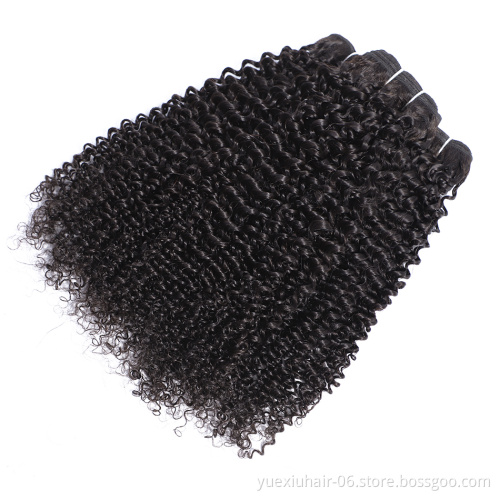 Wholesale 2018 New Fashion Afro Kinky Curly 100% Raw Indian Virgin Human Hair Extensions With Bang Lace Closure
